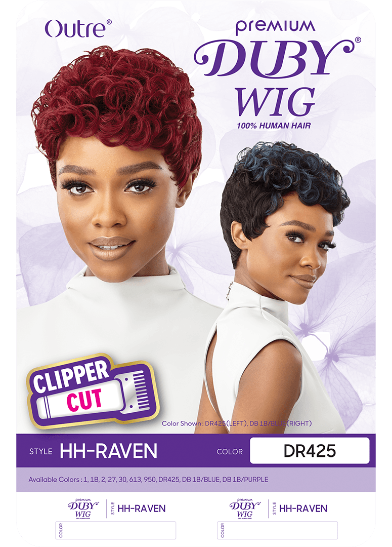 Outre duby 100 human hair wig texture cut best sale