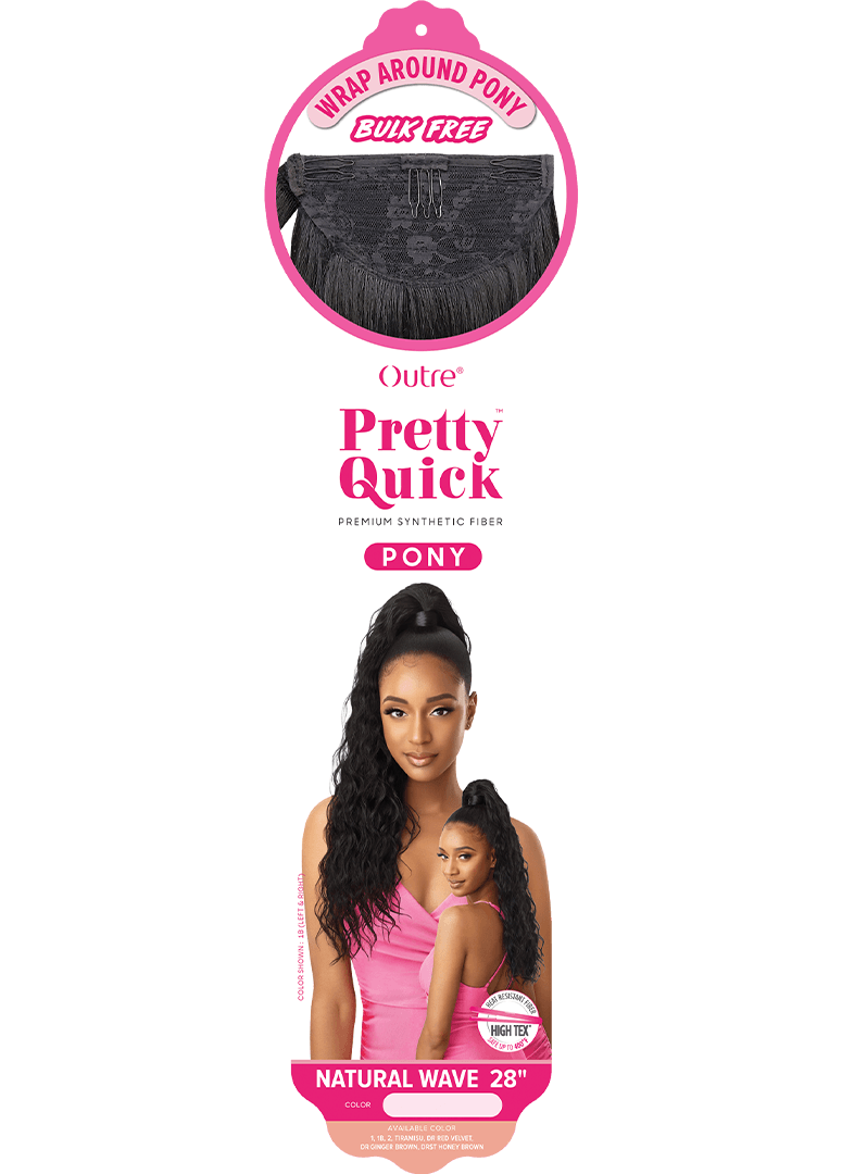 OUTRE Pretty Quick PONY - Afro Medium - Canada wide beauty supply online  store for wigs, braids, weaves, extensions, cosmetics, beauty applinaces,  and beauty cares