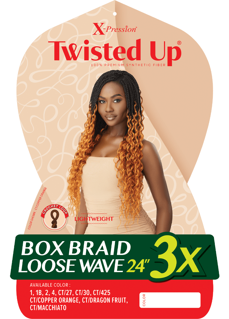 Box Braid Loose Wave 24 3X - Outre