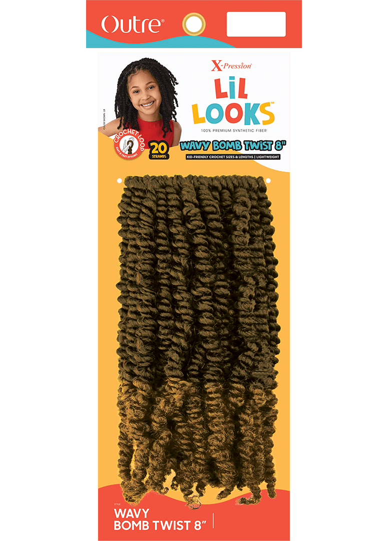 X-Pression Lil Looks Pre-Stretched Braid 32 3X - Kid-Friendly Crochet  Styles