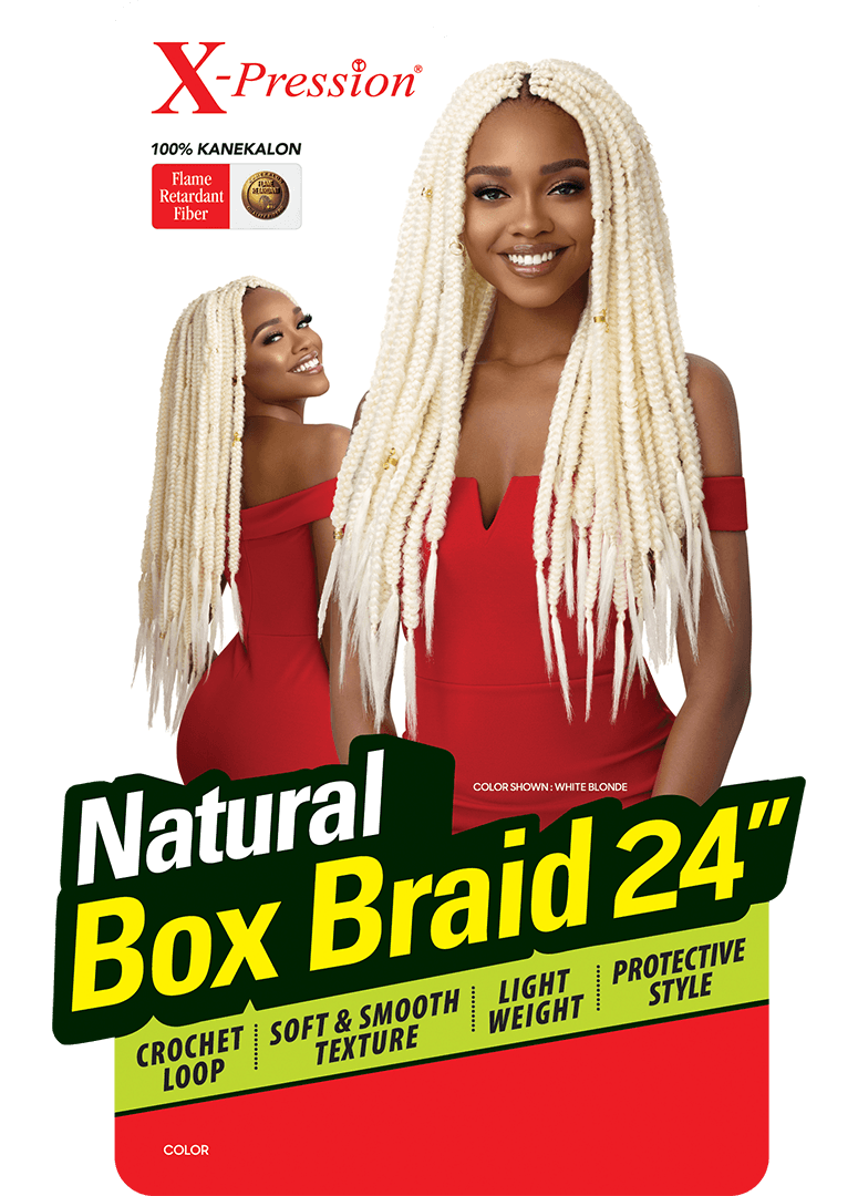 NATURAL BOX BRAID 24″ - Outre