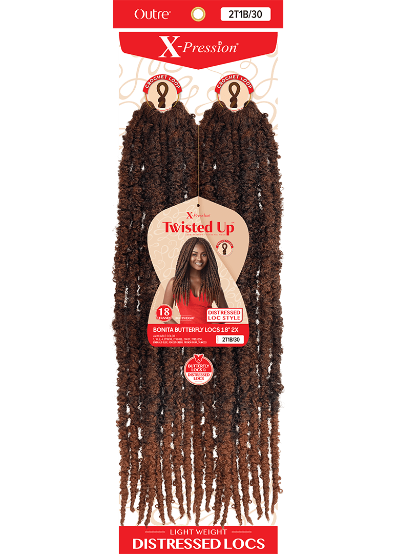 2X Bonita Butterfly Locs 18