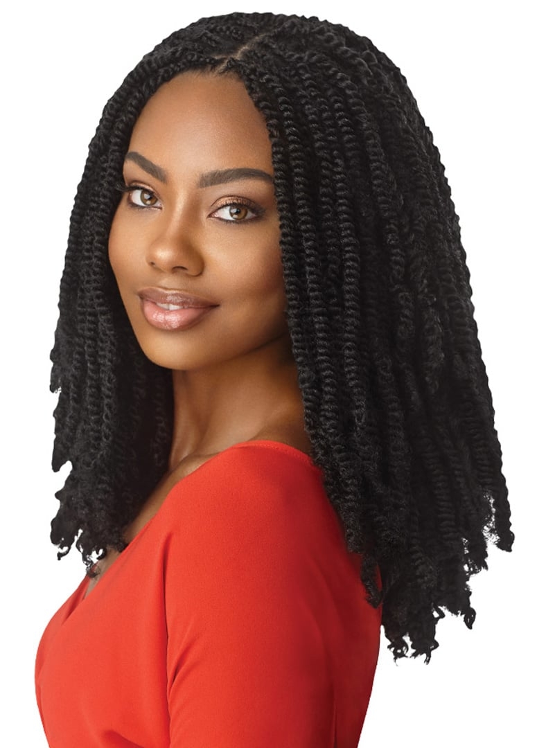 Afro Kinky Twist Crochet Hair Synthetic Curly Omber Marley Braids