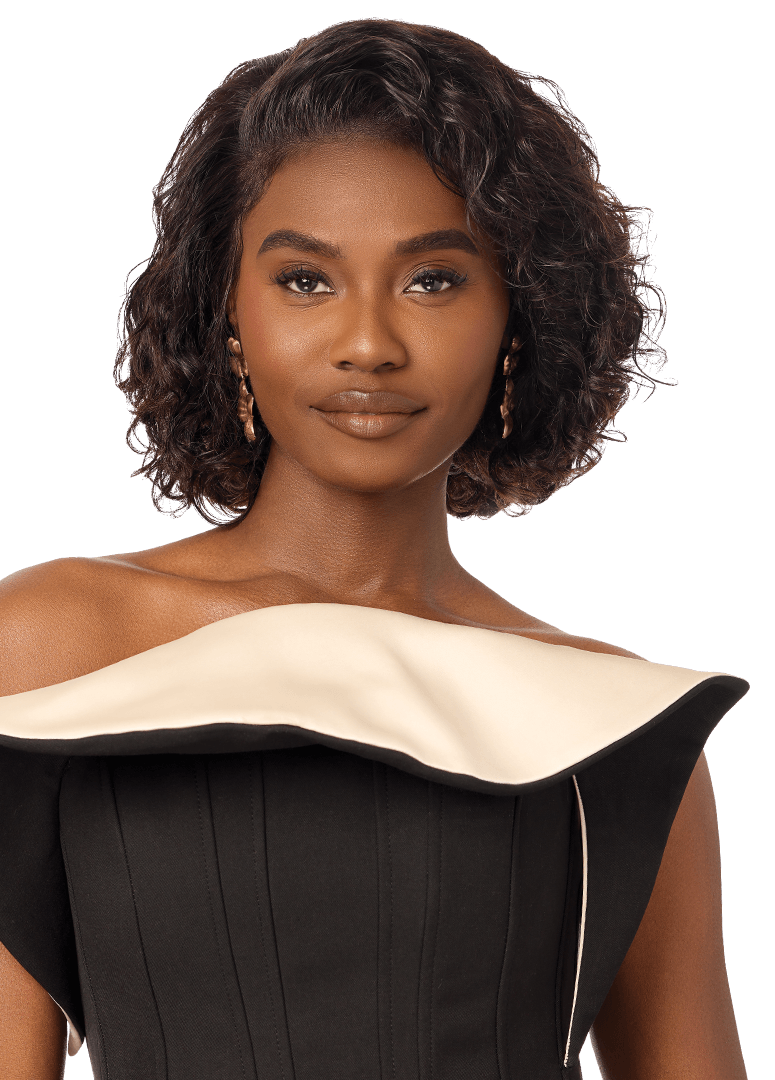 MTB 13x4 Lace Frontal Wig - HH-Virgin Wavy Bob 12″ -