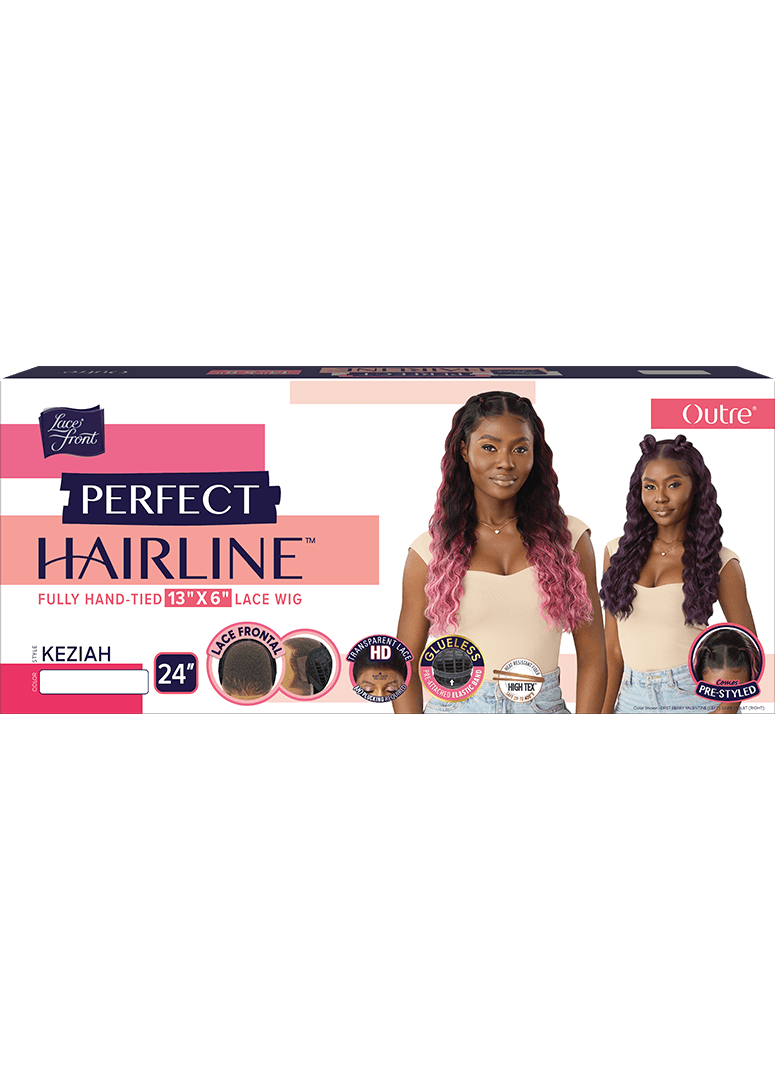 Keziah - Outre Perfect Hairline - Fully Hand-tied Lace Wig