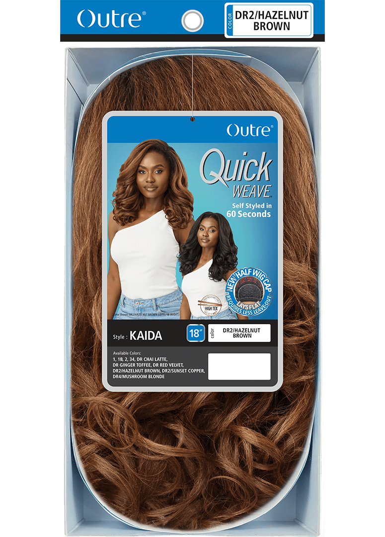 TICA WAVELET 烏賊Super Hard 135 Quick Weave - Kaida - Outre - Synthetic Half Wig