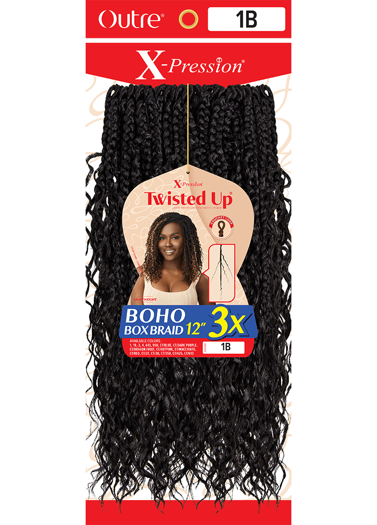 3x Boho Box Braid 12