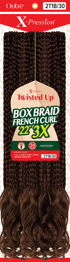 French Curl Box Braids 32″ - Outre