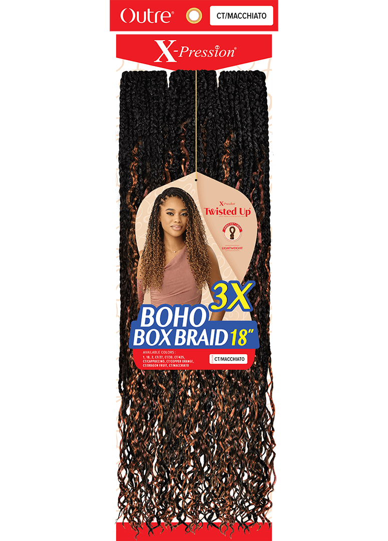 Boho Box Braid 18″ 3X - Outre Xpression Twisted Up