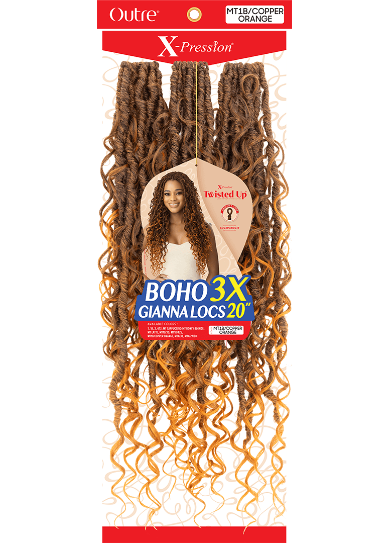 Boho Gianna Locs 20″ 3X - Outre Xpression Twisted Up