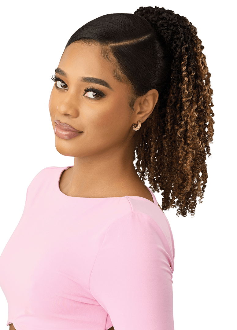 Yanki Curl 14″ - Outre Pretty Quick Drawstring Ponytail