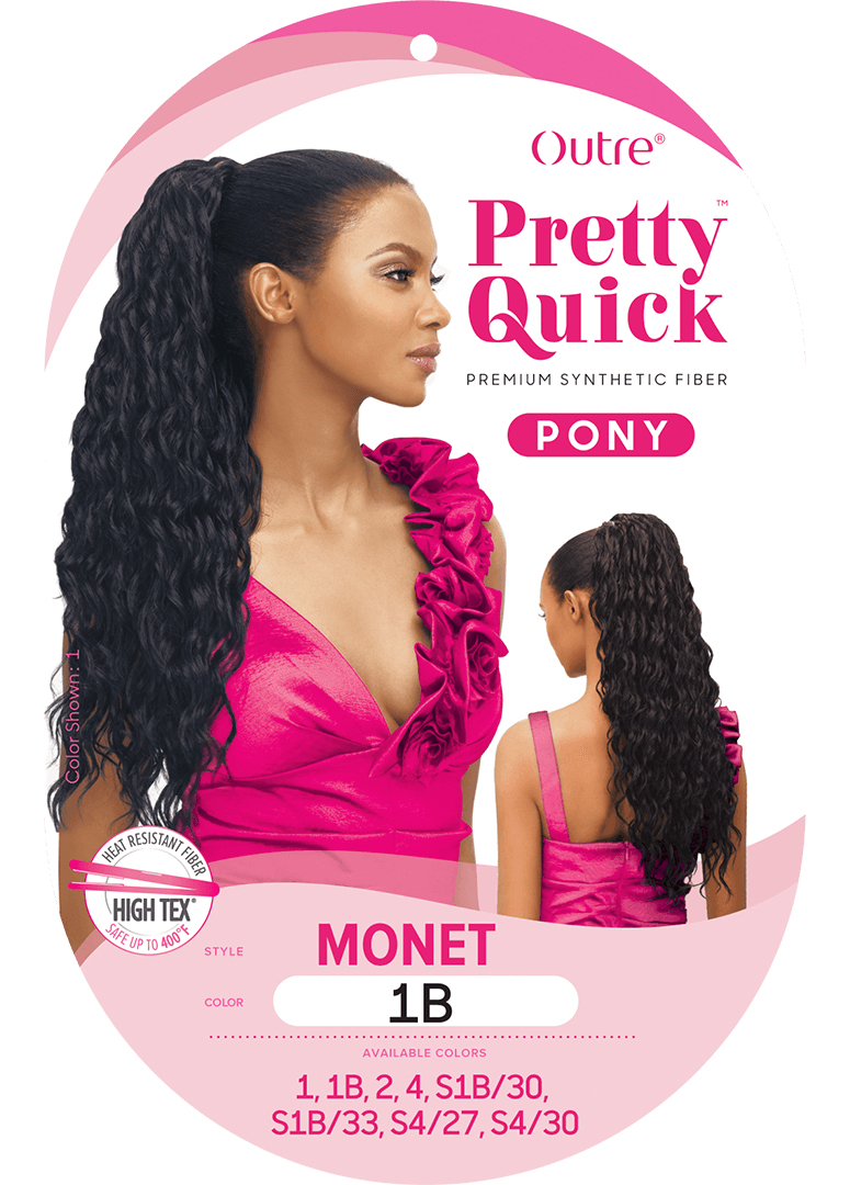 Outre Pretty Quick Synthetic Drawstring Ponytail - Loose Deep 34