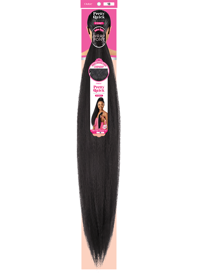 Outre Jumbo Kinky straight ponytail 30