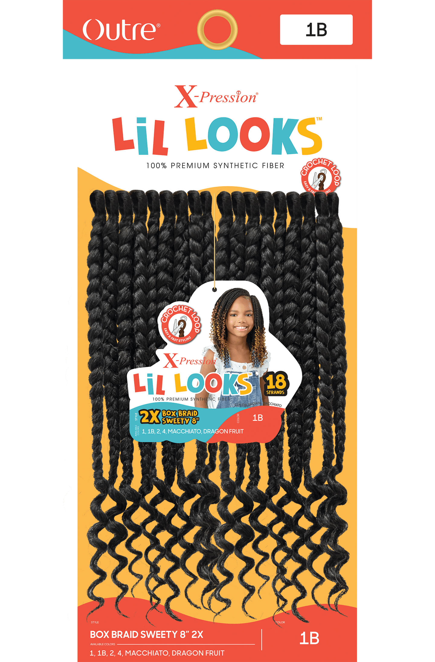 BOX BRAID SWEETY 8″ 2X - Outre