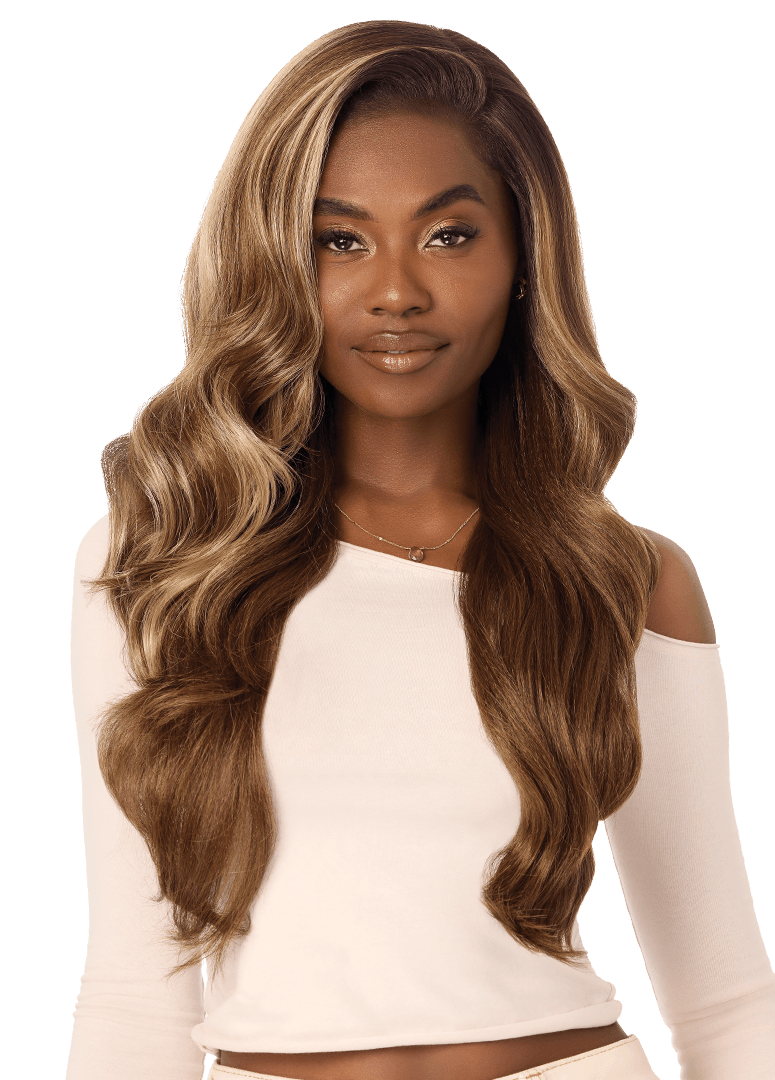 ラスト1点 クラッカウェット フィリップベル サロンデュショコラ PH 9 - Outre Perfect Hairline - Fully Hand-tied Lace Wig