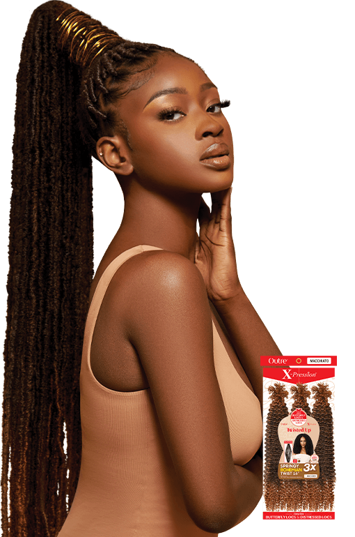MULTI PACK DEALS! Outre Synthetic Braid - X PRESSION TWISTED UP SPRINGY  AFRO TWIST 16 (3-Pack, 27)